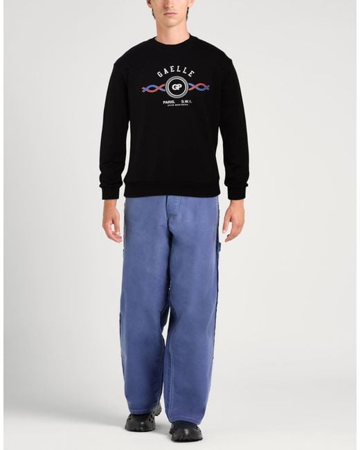 Gaelle Paris Black Sweatshirts for men