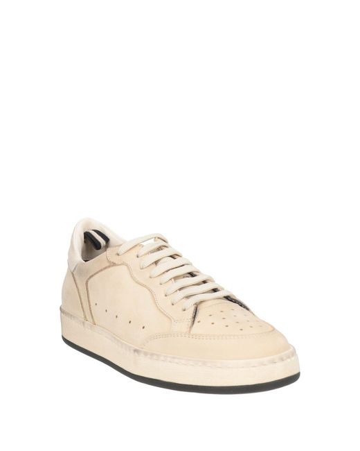 Officine Creative Natural Ivory Sneakers Leather
