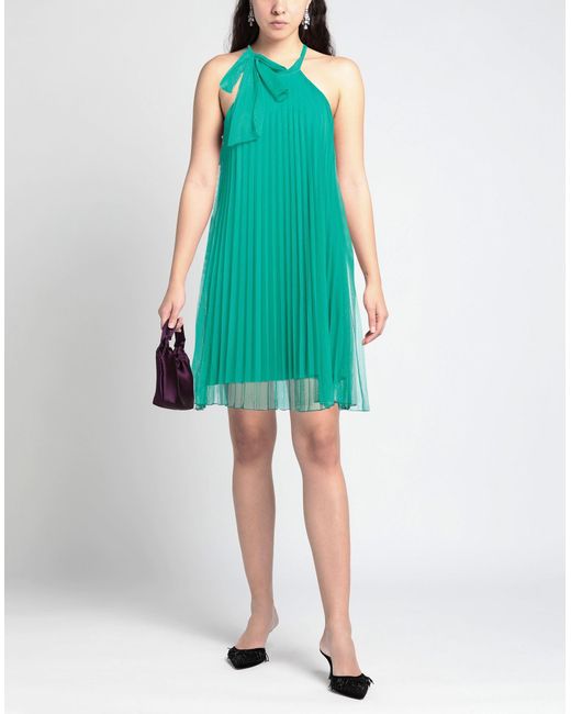 Carla Montanarini Green Mini Dress