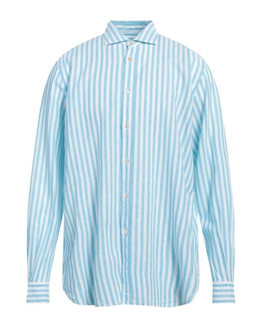 Boglioli Blue Shirt for men
