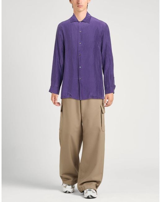 Barena Purple Shirts for men