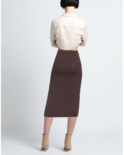 Paloma Wool Brown Midi Skirt