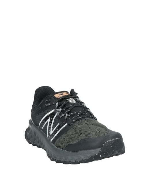 New Balance Gray Dark Sneakers Textile Fibers for men