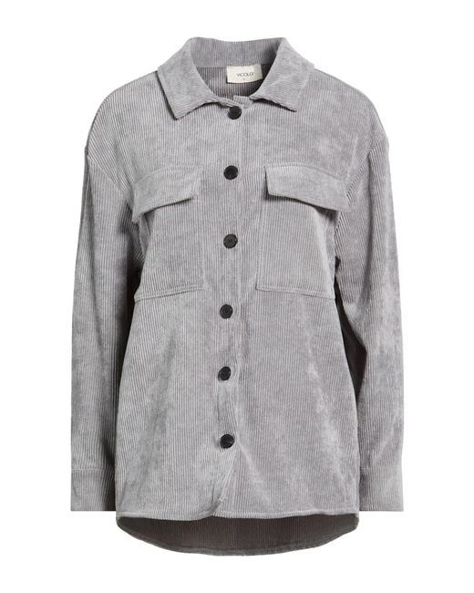 ViCOLO Gray Shirt Polyester, Polyamide, Elastane