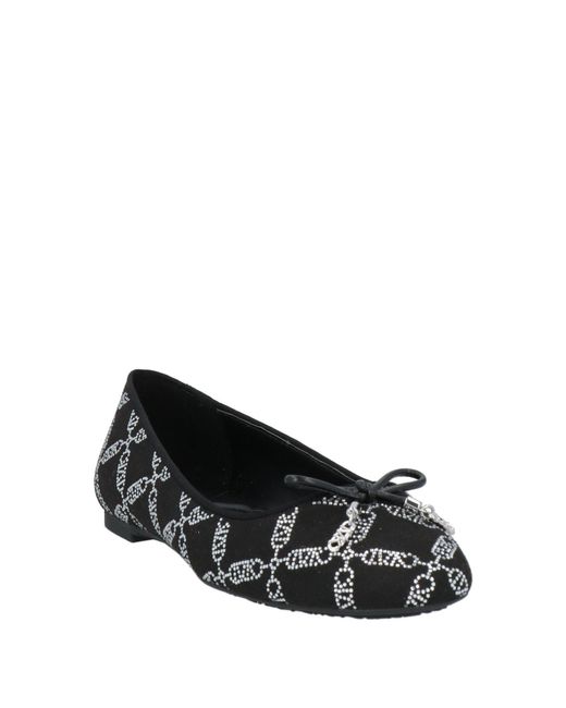 MICHAEL Michael Kors Black Ballet Flats Polyester