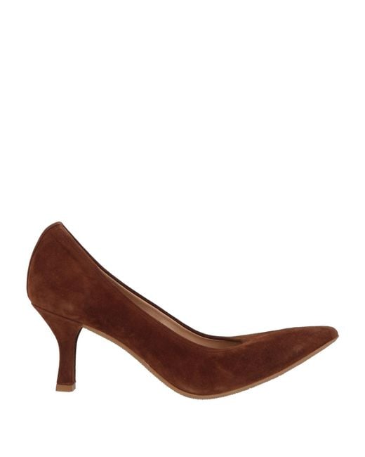 Casadei Brown Pumps Leather