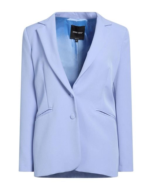Denny Rose Blue Blazer Polyester, Elastane