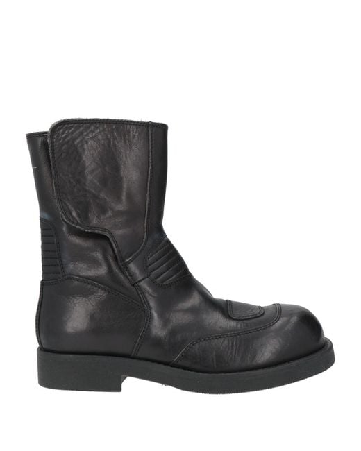 MM6 by Maison Margiela Black Ankle Boots