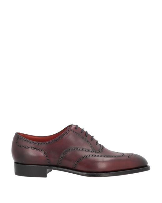 Edward Green Purple Lace-up Shoes for men