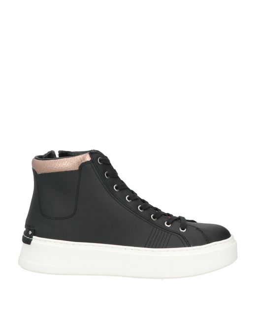Crime London Sneakers Leather, Textile Fibers in Black | Lyst