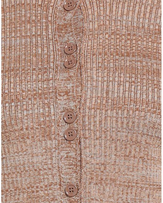 Nina Ricci Brown Cardigan Viscose, Wool, Polyamide