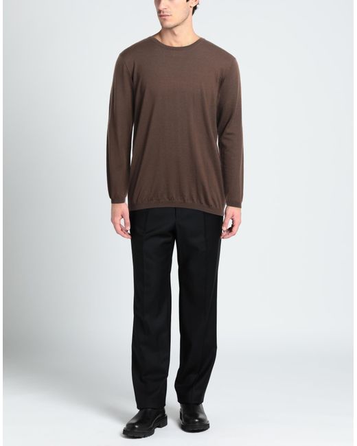 Grey Daniele Alessandrini Brown Sweater for men