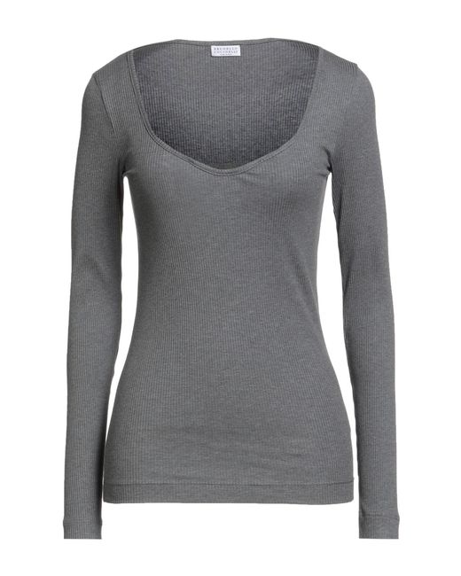 Pullover Brunello Cucinelli en coloris Gray