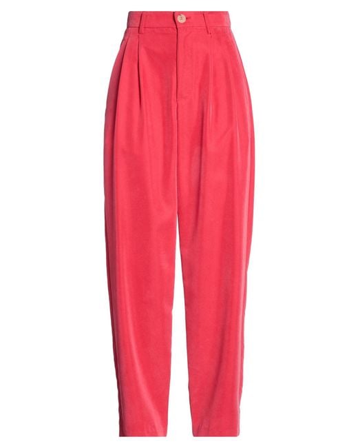 SOLOTRE Red Pants Modal, Polyester