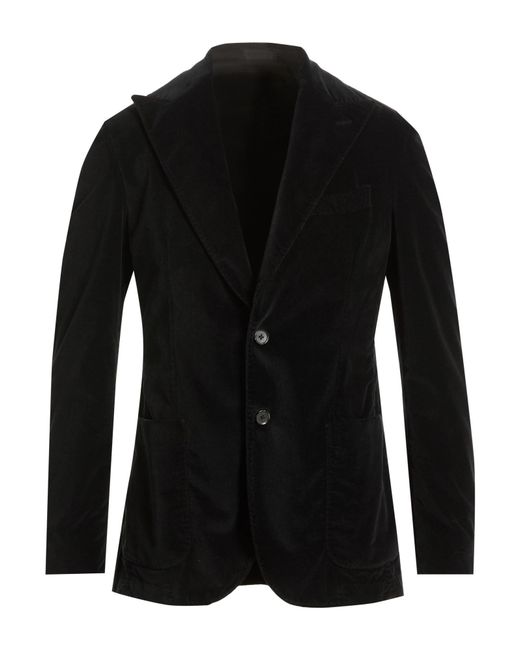 L.b.m. 1911 Black Midnight Blazer Cotton, Lyocell, Polyester, Elastane for men