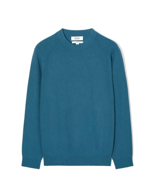 COS Blue Sweater for men