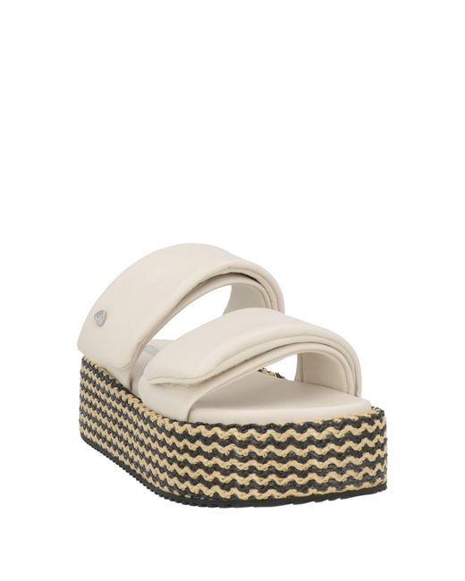 Blauer White Sandals