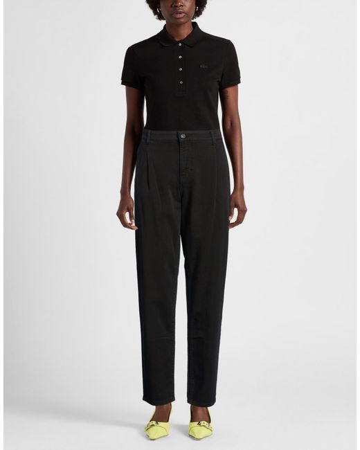 Replay Black Pants Cotton, Elastane