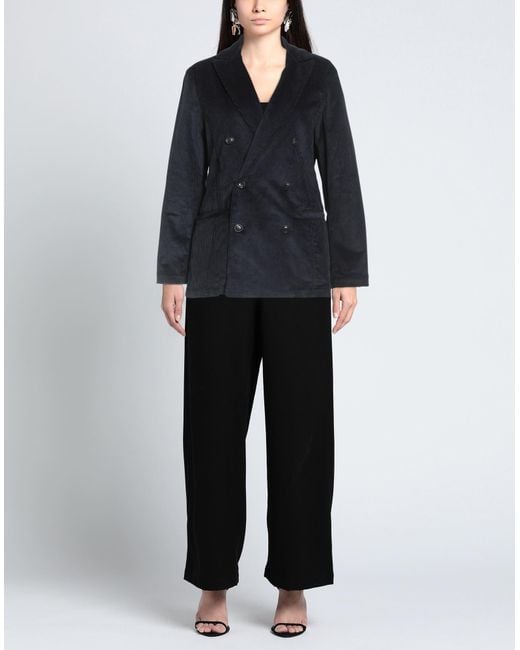 Societe Anonyme Black Midnight Blazer Cotton, Elastane