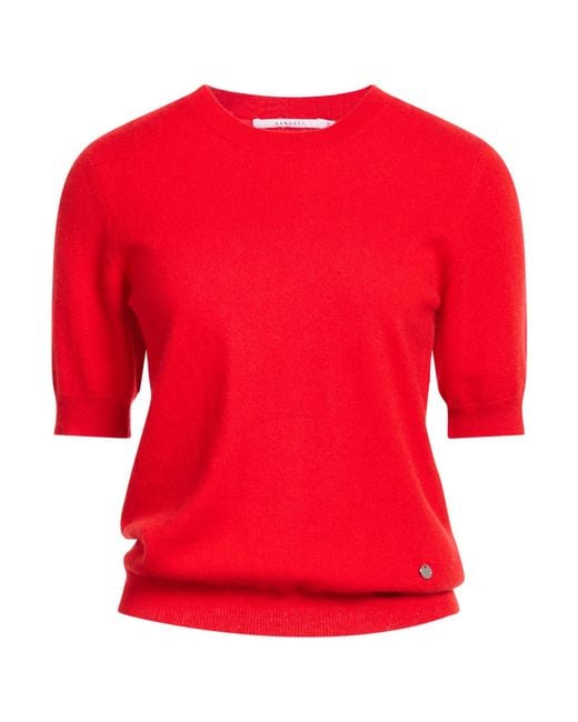 Xandres Red Sweater Cashmere