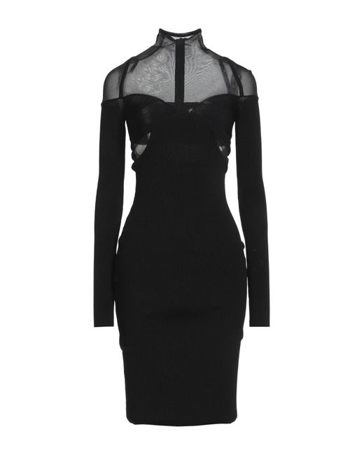 Nensi Dojaka Black Midi Dress