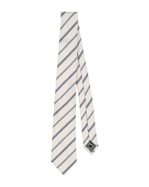Emporio Armani White Ties & Bow Ties for men