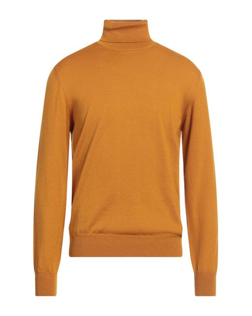 Tombolini Orange Turtleneck for men