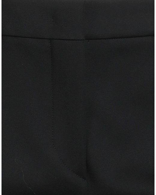 Sportmax Black Pants Polyamide, Cotton, Elastane