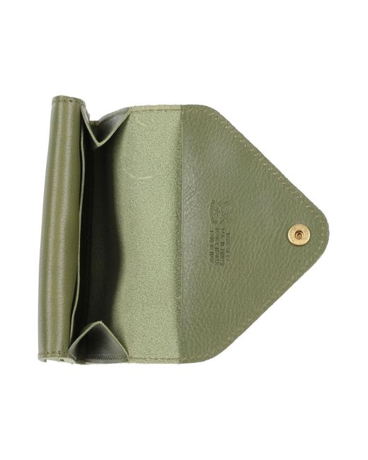 Il Bisonte Green Coin Purses