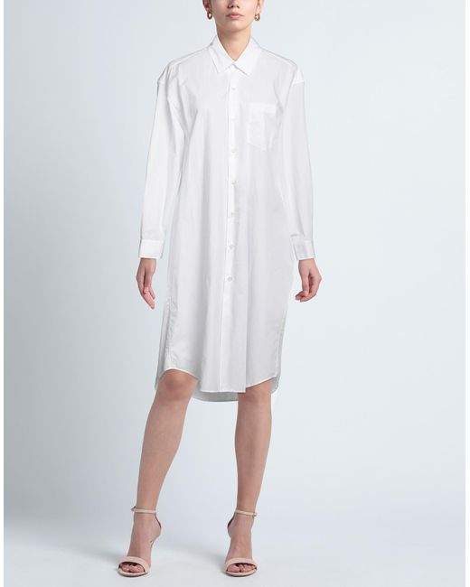Ann Demeulemeester White Midi Dress