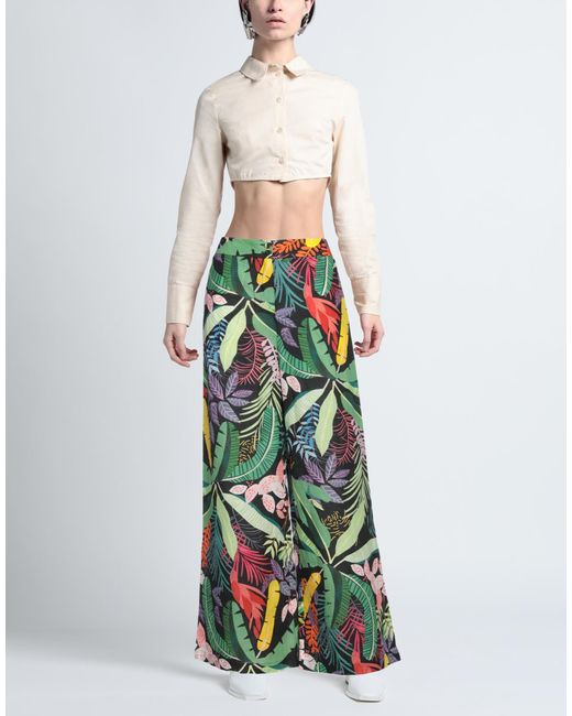 120% Lino Green Pants