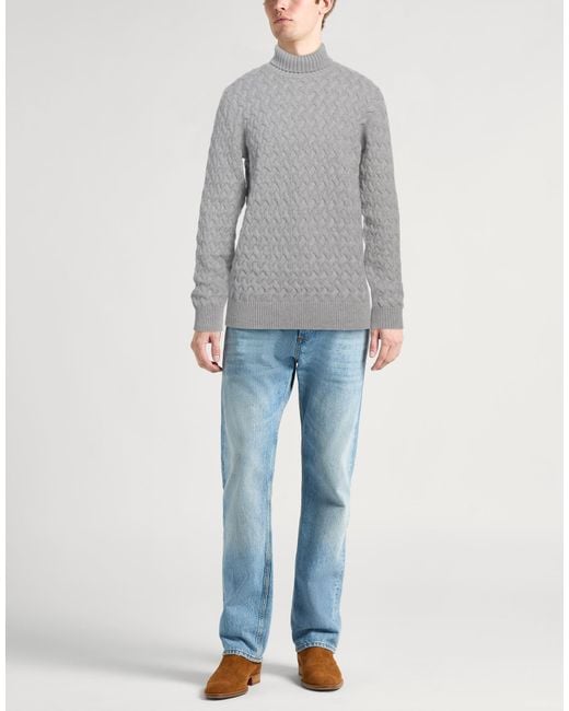 Fedeli Gray Turtleneck for men