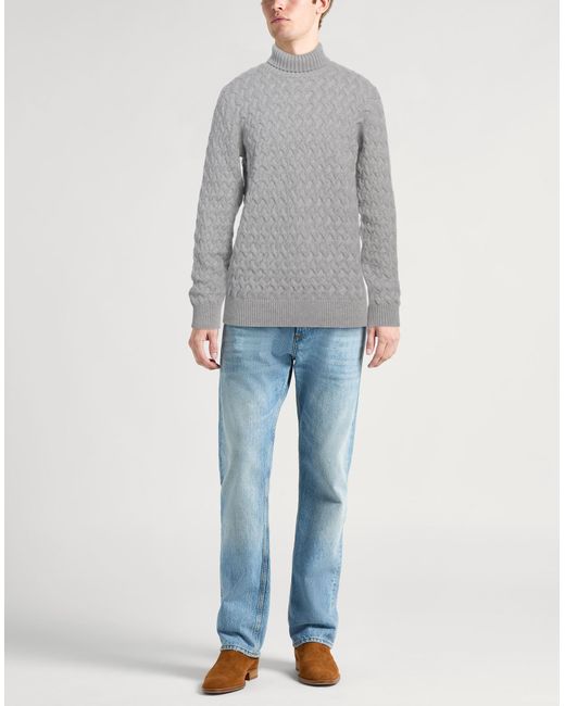 Fedeli Gray Turtleneck for men