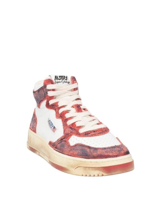 Autry Pink Rust Sneakers Leather for men
