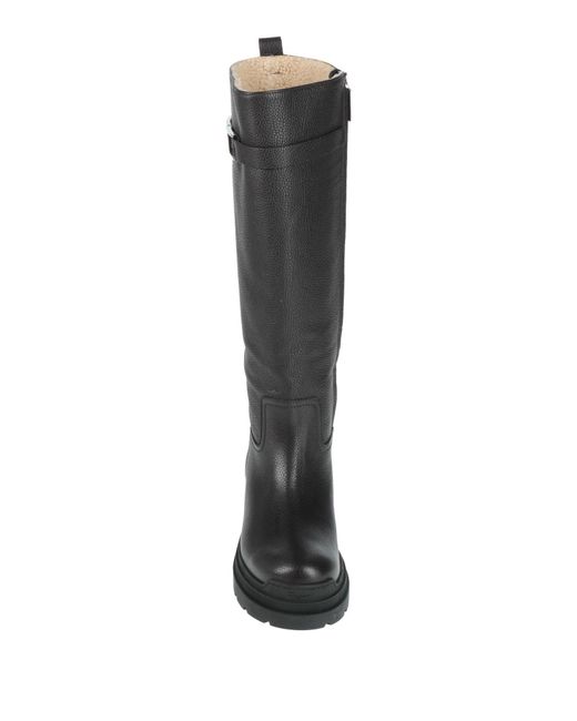 Ferragamo Black Boot Calfskin