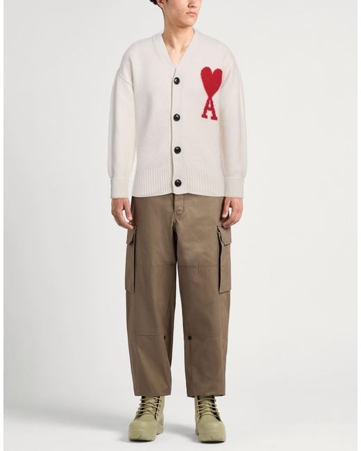 Cardigan AMI pour homme en coloris White
