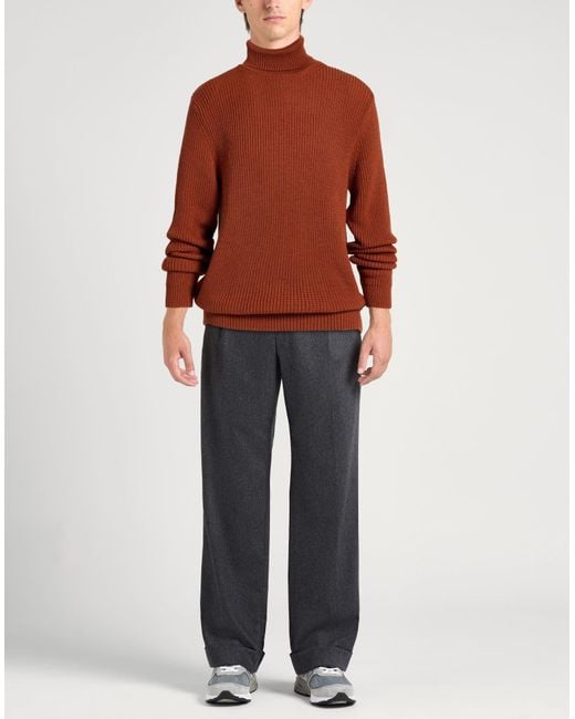 Woolrich Red Turtleneck Merino Wool for men
