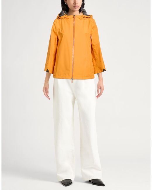 Herno Orange Laminar Jacket Polyester