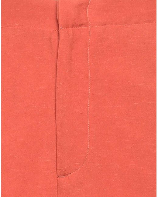 RE_HASH Red Pants Viscose, Linen