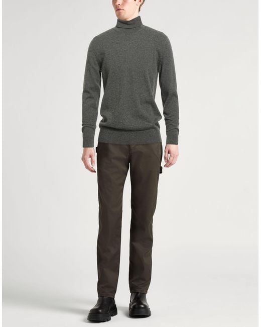 Moorer Rollkragenpullover in Gray für Herren