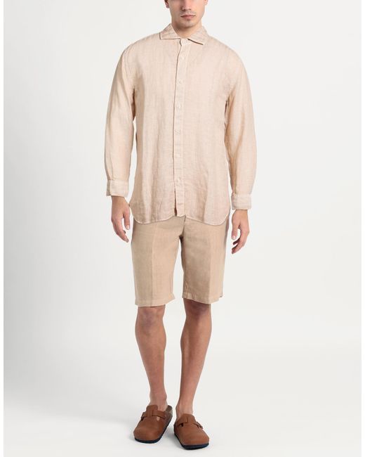 120% Lino Natural Shirt for men