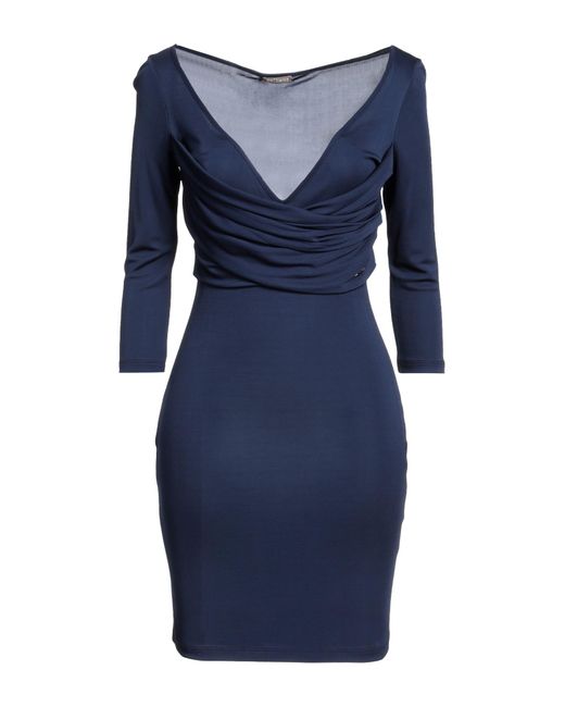 John Galliano Blue Mini Dress