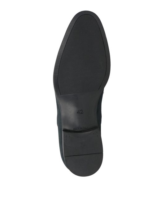 Calpierre Blue Lace-Up Shoes Leather for men