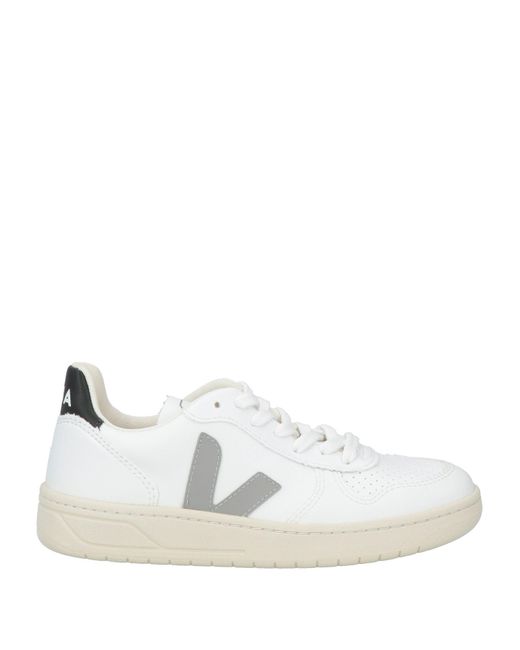 Veja White Sneakers Textile Fibers