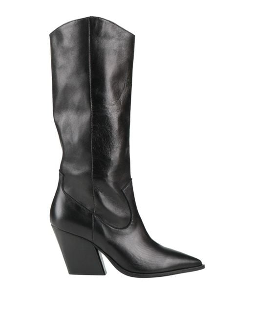 PAOLO MATTEI Black Boot Leather