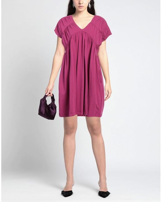 Camicettasnob Purple Mini-Kleid