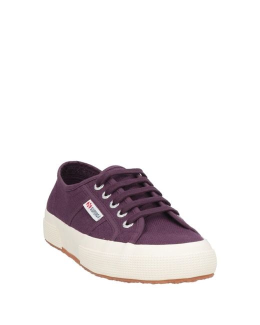 Superga Purple Sneakers Textile Fibers