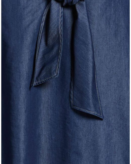 Please Blue Top Cotton, Polyester