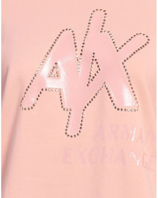 ARMANI EXCHANGE Pink Sweatshirt