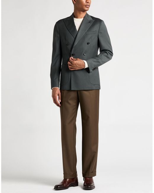 Paoloni Gray Blazers for men